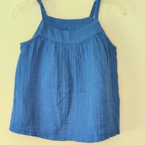 Blue Flowy Kids Top